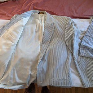 XL vintage Brooks Brothers searsucker suite